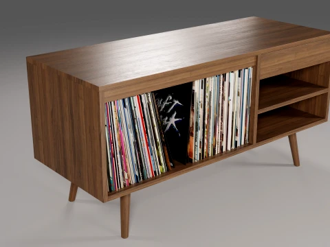 Vinyl Storage No11 3D Model