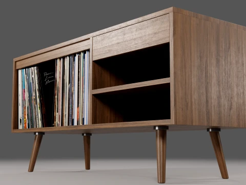 Vinyl Storage No11 3D Model