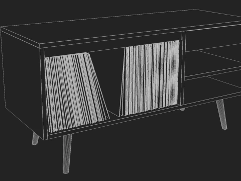 Vinyl Storage No11 3D Model