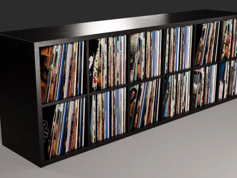 Vinyl Storage No12 3D Model