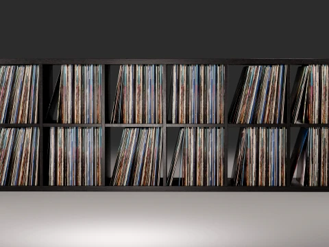 Vinyl Storage No12 3D Model