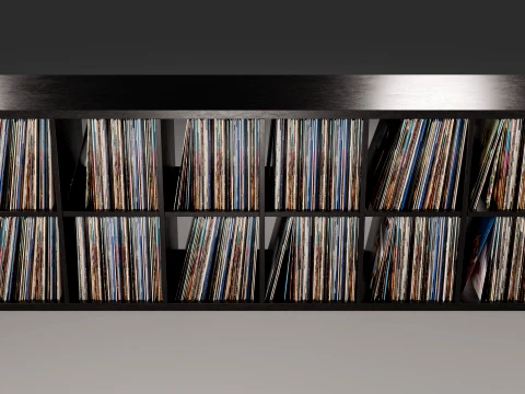 Vinyl Storage No12 3D Model