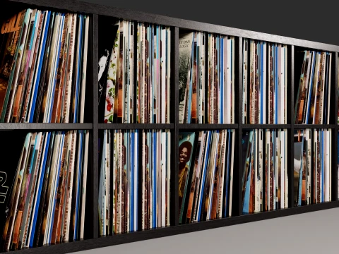 Vinyl Storage No12 3D Model