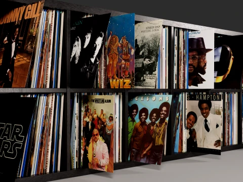 Vinyl Storage No12 3D Model