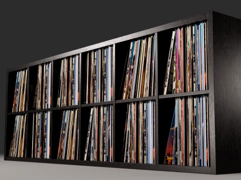 Vinyl Storage No12 3D Model