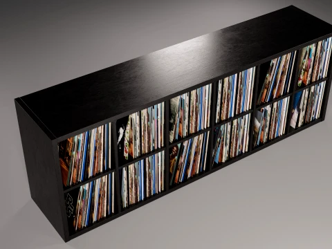 Vinyl Storage No12 3D Model
