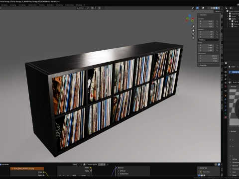 Vinyl Storage No12 3D Model