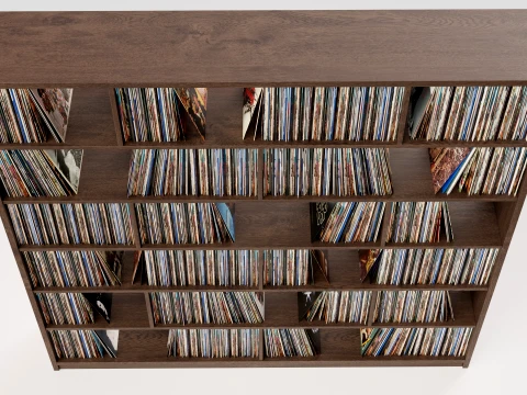 Vinyl Storage No14 3D Model