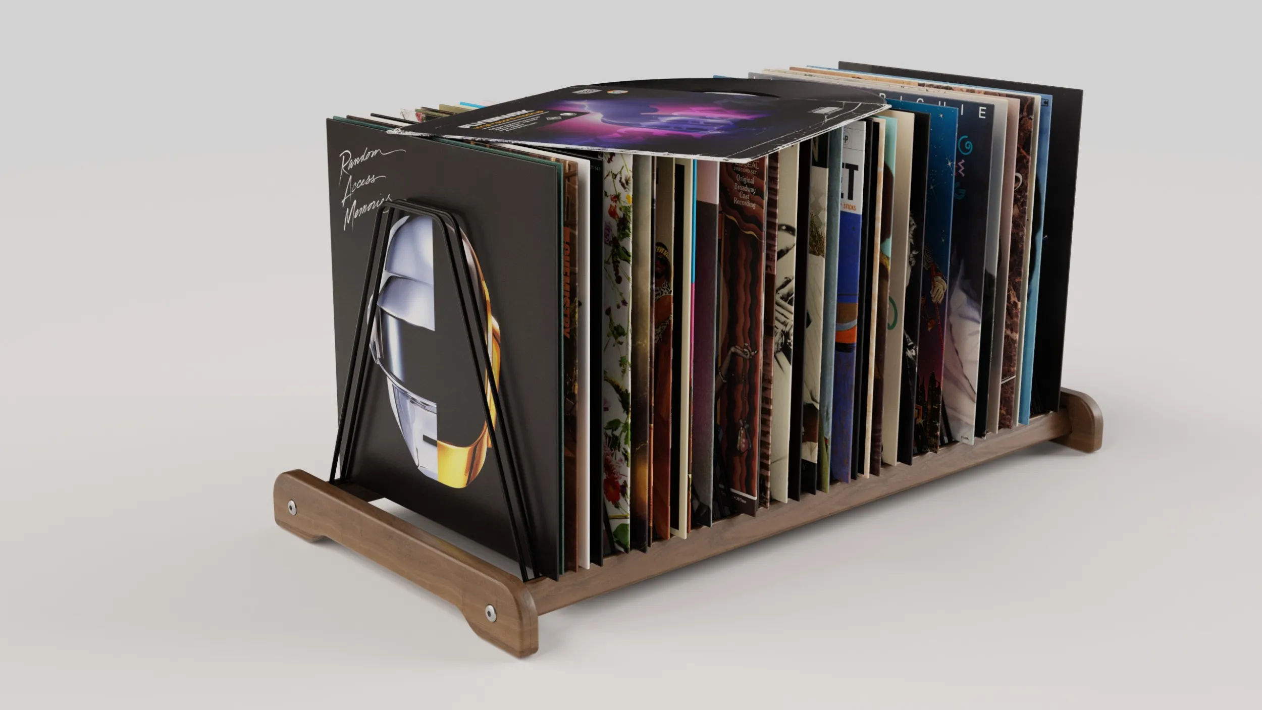 Vinyl Storage No15 3D Model .c4d .max .obj .3ds .fbx .stl .blend 
