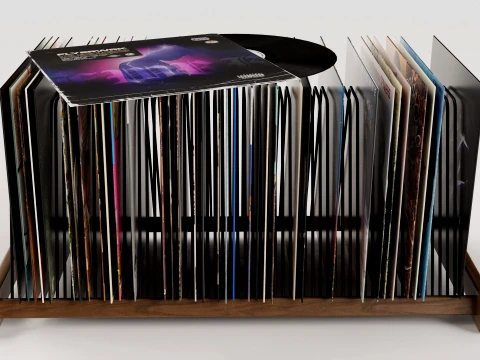 Vinyl Storage No15 3D Model