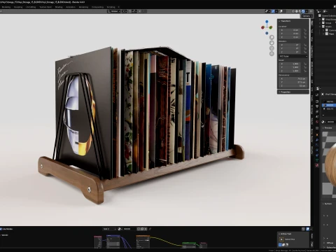 Vinyl Storage No15 3D Model