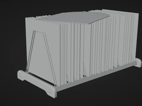 Vinyl Storage No15 3D Model
