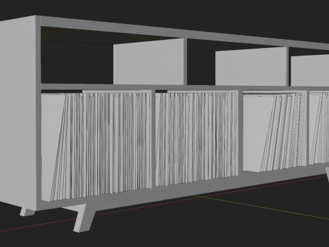 Vinyl Storage No17 3D Model