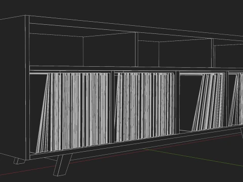Vinyl Storage No17 3D Model