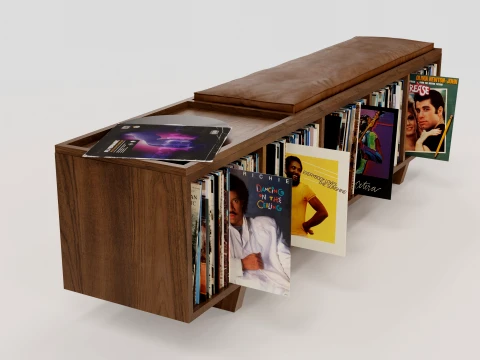 Vinyl Storage No18 3D Model