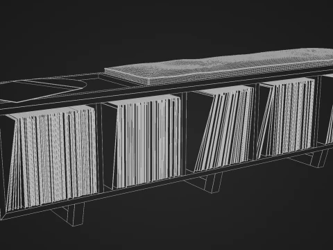 Vinyl Storage No18 3D Model