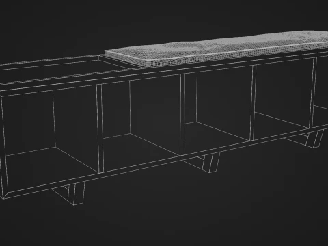Vinyl Storage No18 3D Model