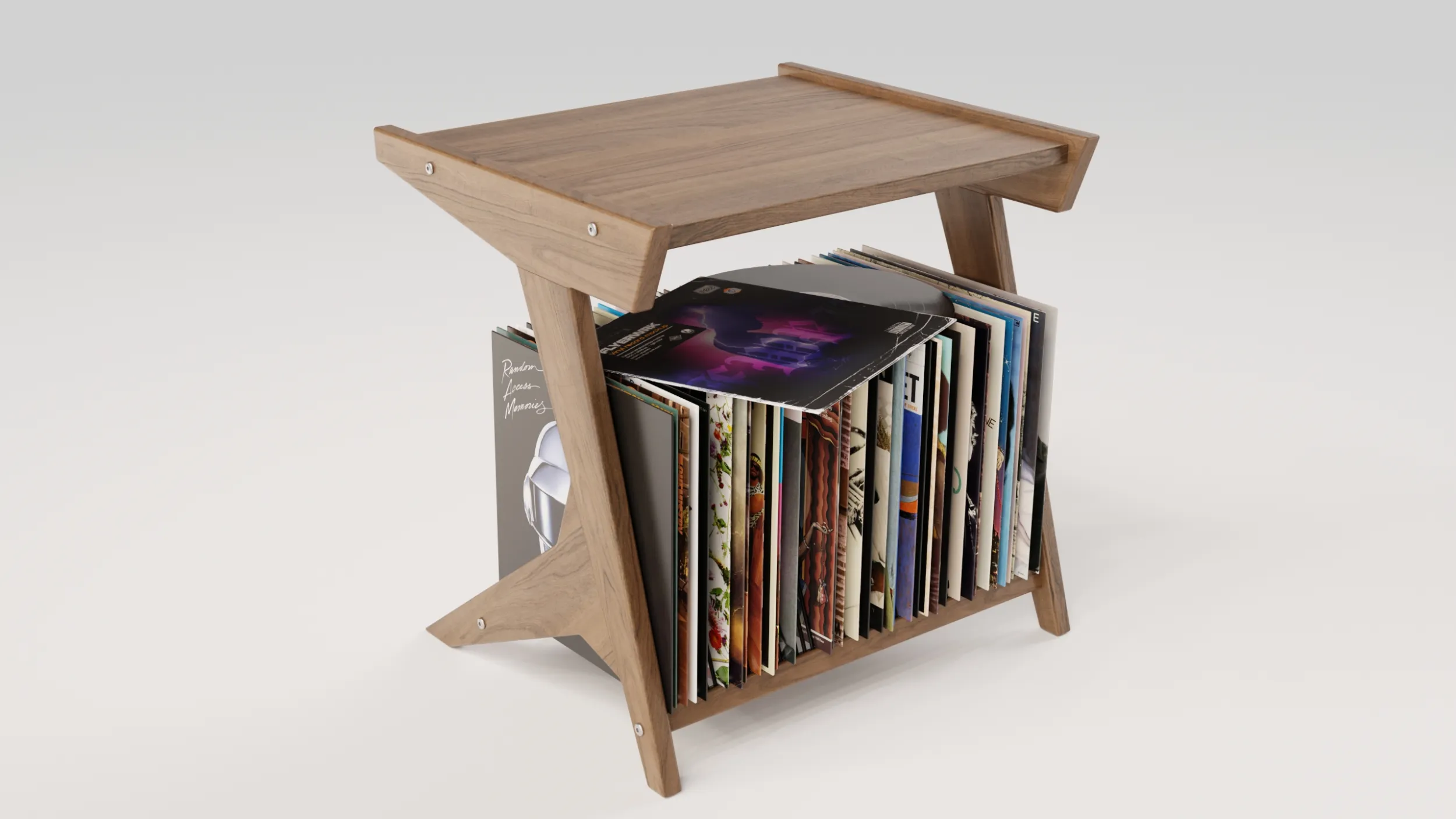 Vinyl Storage No19 3D Model .c4d .max .obj .3ds .fbx .stl .blend 