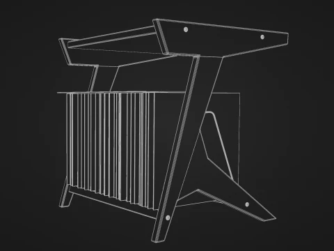 Vinyl Storage No19 3D Model