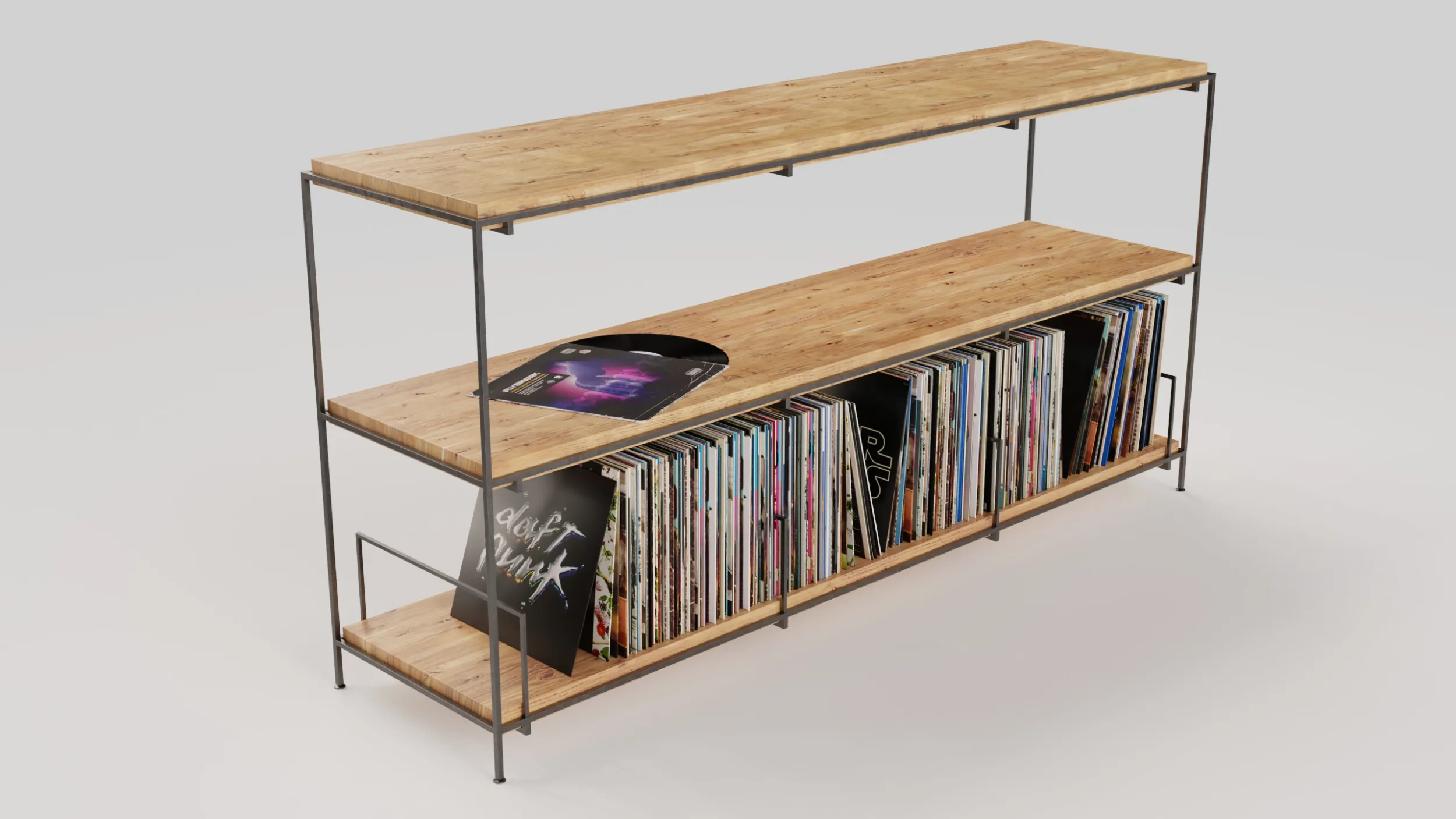 Vinyl Storage No20 3D Model .c4d .max .obj .3ds .fbx .stl .blend