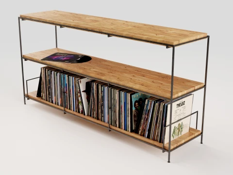 Vinyl Storage No20 3D Model