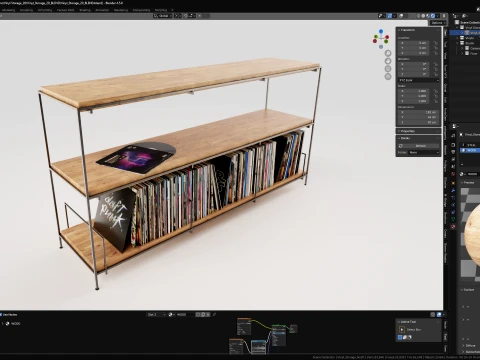 Vinyl Storage No20 3D Model
