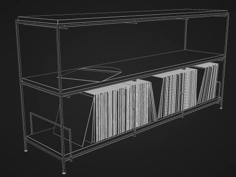 Vinyl Storage No20 3D Model