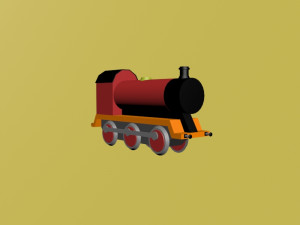 tank engine 3D-Modell
