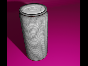 3d soda can model Modello 3D