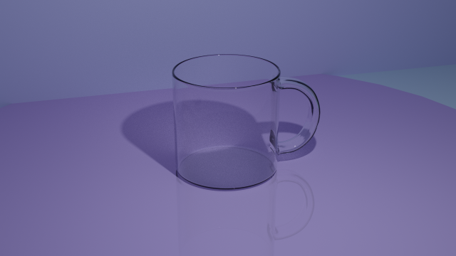 3d transparent mug Modèle 3D .c4d .max .obj .3ds .fbx .stl .blend