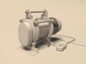 winch 3D Model