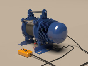 winch 3D 模型