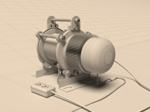 winch 3D 模型