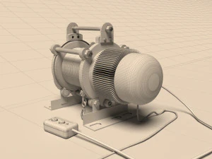 winch 3D Model