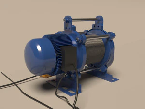 winch 3D Model