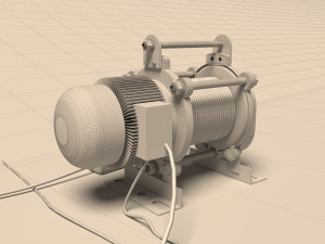 winch 3D 模型