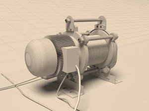 winch 3D Model