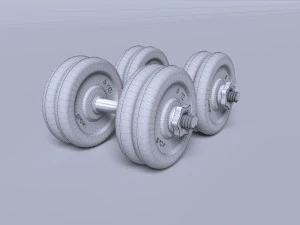 mancuernas Modelo 3D