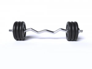 sports equipment dumbbells barbell 3D Model