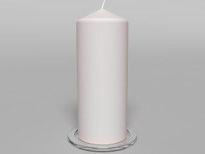 a set of s of candles Modelo 3D