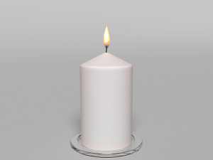 a set of s of candles Modelo 3D