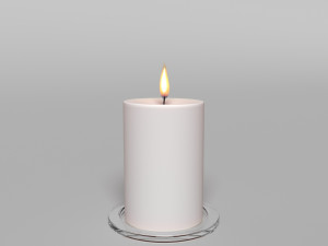 a set of s of candles Modelo 3D
