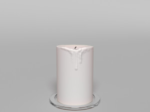 a set of s of candles Modelo 3D