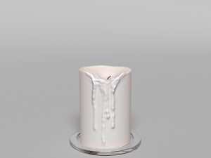 a set of s of candles Modelo 3D
