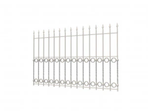 a set of s of fence sections 3D Model