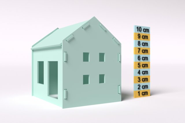 toy house 3D Принт Модель .c4d .max .obj .3ds .fbx .stl .blend 