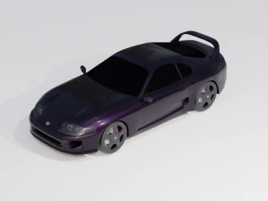 Toyota supra 1998 3d 3D Model