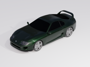 Toyota supra 1998 3d 3D Model