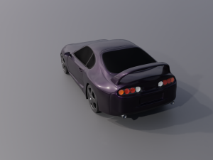Toyota supra 1998 3d 3D Model