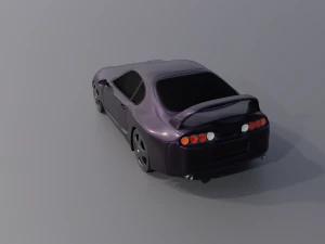 Toyota supra 1998 3d 3D Model